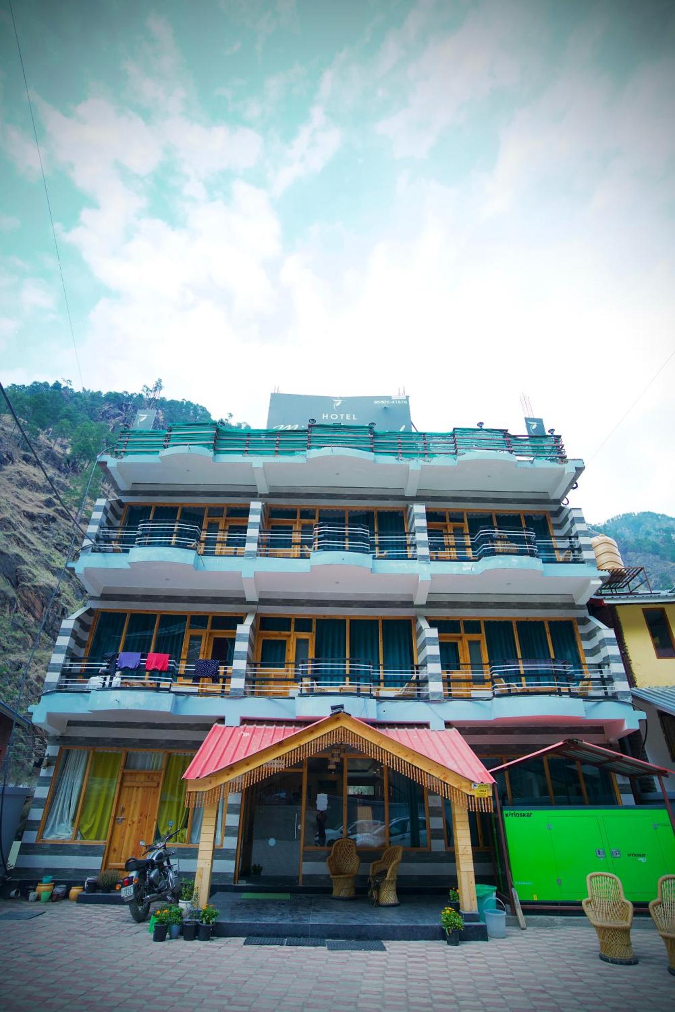 Hotel Mid Orchard Kasol L River Side -Pure Veg Hotel Exterior foto